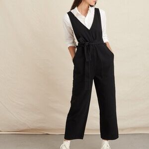 Alex Mill Ollie Overall Recycled Denim in Black